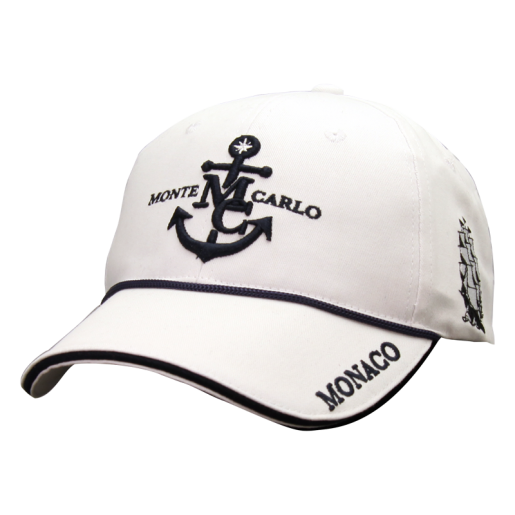 Casquette CAPTAIN White Gauche