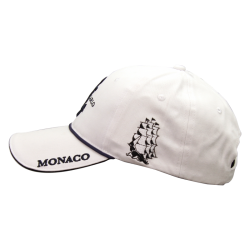 Casquette CAPTAIN White vue coté Gauche