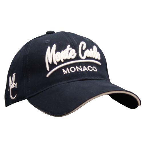 casquette homme bleu marine sport Monaco Monte-Carlo | CAP M-MC NAVY