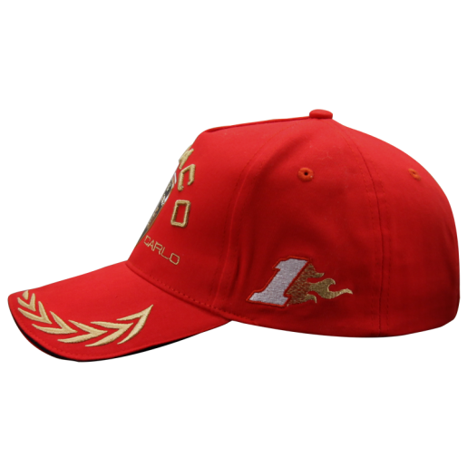 Casquette S LINE Rouge vue Gauche