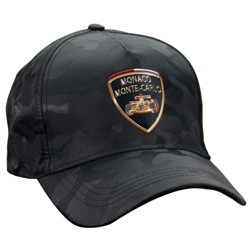 Casquette S LINE Noire Camouflage vue Droite