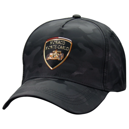 Casquette S LINE Noire Camouflage vue Gauche