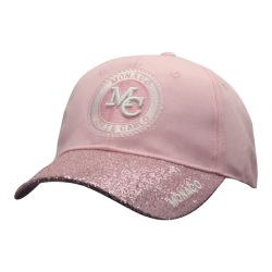 Casquette MC GLITTER Pink vue Gauche