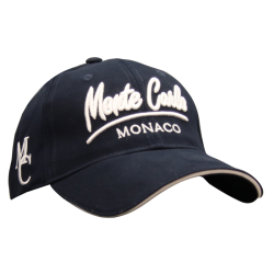 casquette homme bleu marine sport Monaco Monte-Carlo | CAP M-MC NAVY