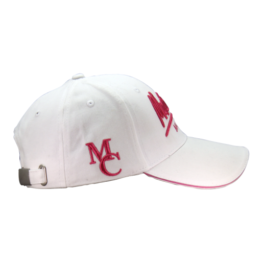 Casquette Monaco Monte-Carlo Blanc Fuchsia Enfant